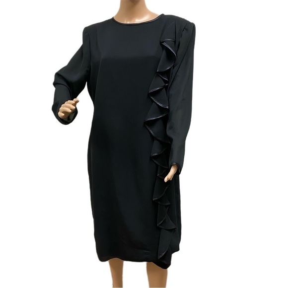 MISS Elliette Women's size 16 Dress Black long sleeve - Picture 1 of 9